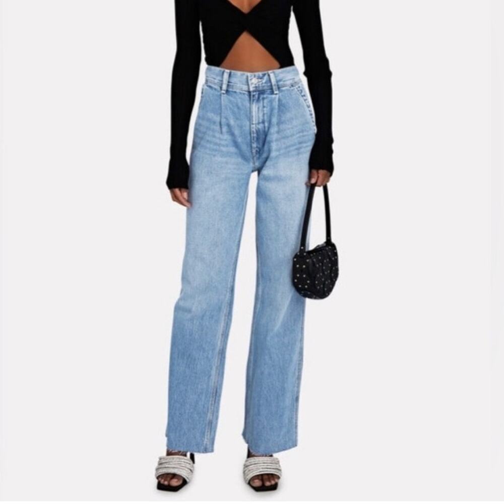 Re/Done Utility Loose Jeans  Straight Leg in Vintage Fade Size 31 - NWT
